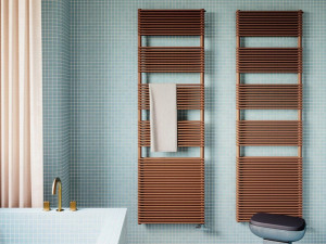 Настенный стальной вертикальный полотенцесушитель