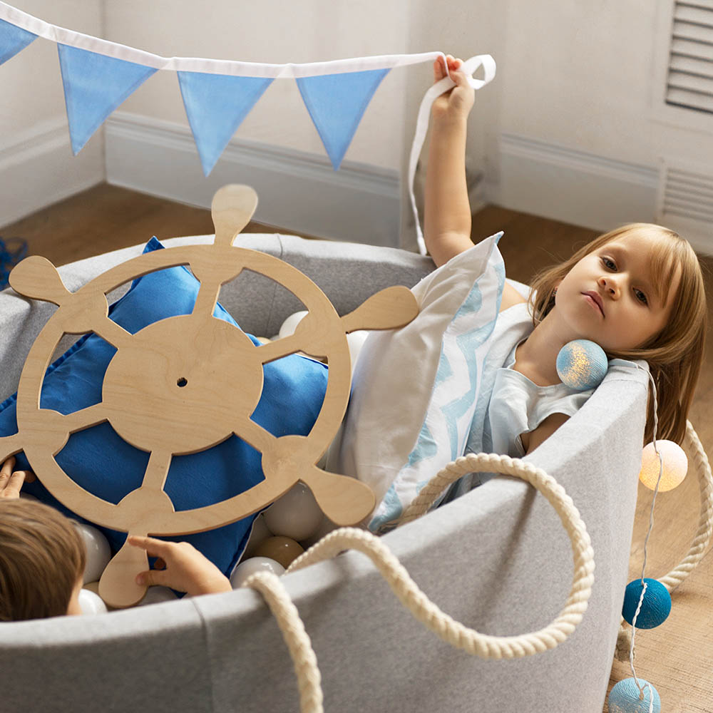 Сухой бассейн для детей бежевый VAMVIGVAM  281492 Бежевый Santreyd  - Вид №4