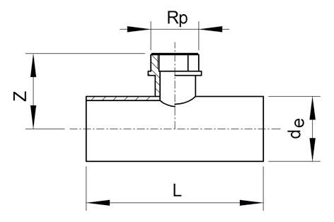 SANIT 760420500 Седло тройника, PE 100, SDR 11, с внутренней резьбой гнезда 3/4 "  - Вид №1