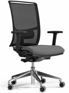 Manerba Поворотный офисный стул с подлокотниками на колесиках Cross St101f6g