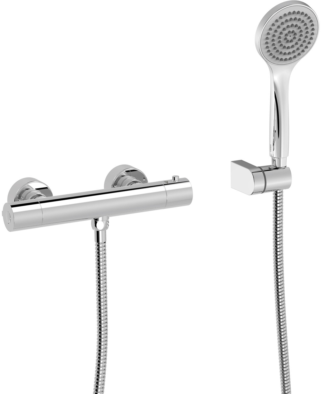 ОСНОВАНИЕ ПЛЮС настенный термостатический смеситель для душа-21616409 TRES