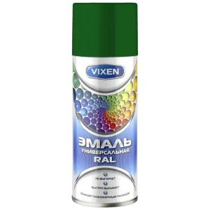 Краска аэрозольная Vixen цвет тёмно-зелёный 0.52 л