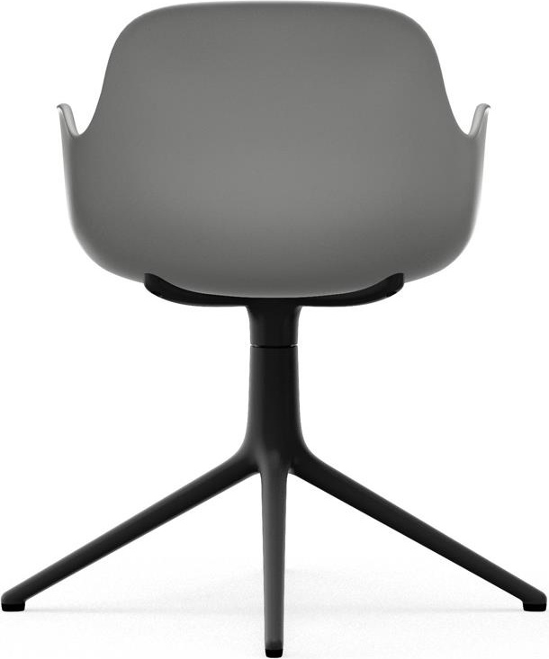 606111 Кресло Swivel 4L Black Alu Grey Normann Copenhagen Form - Вид №3
