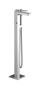 Напольный смесиель для ванны с встроенным душем. WE ARE IB k3399cc Chrome K3