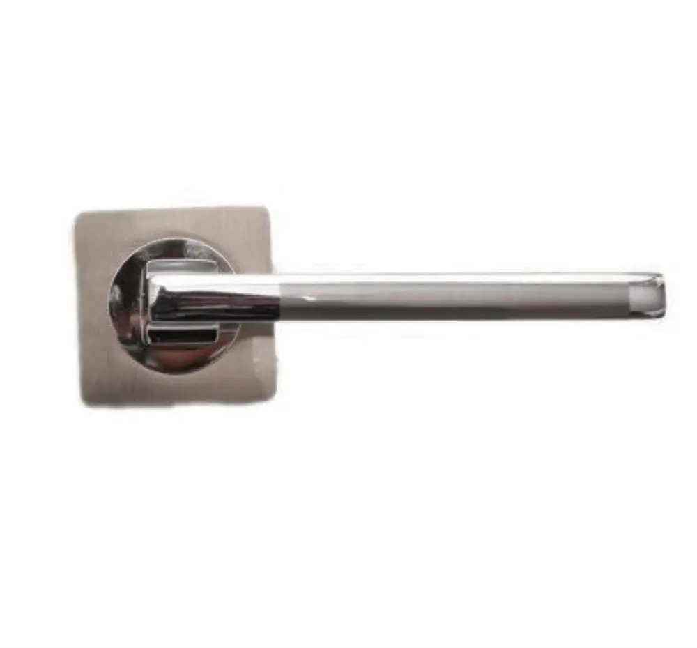 90521599 Ручки дверные раздельные LOCKLY TEFF K-10 SN/CP никель/хром STLM-0901417