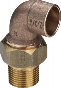 Viega Соединительный элемент резьбовой разъемный 90° 94098G (110017)