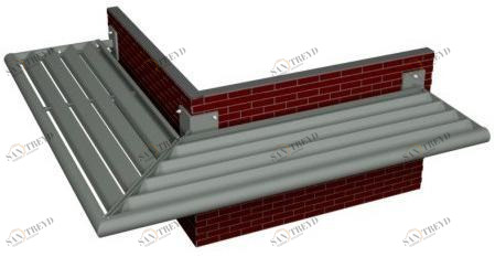 Reynaers Aluminium Солнцезащитная система с горизонтальными z-образными алюминиевыми планками Brise soleil sun-id-1402119