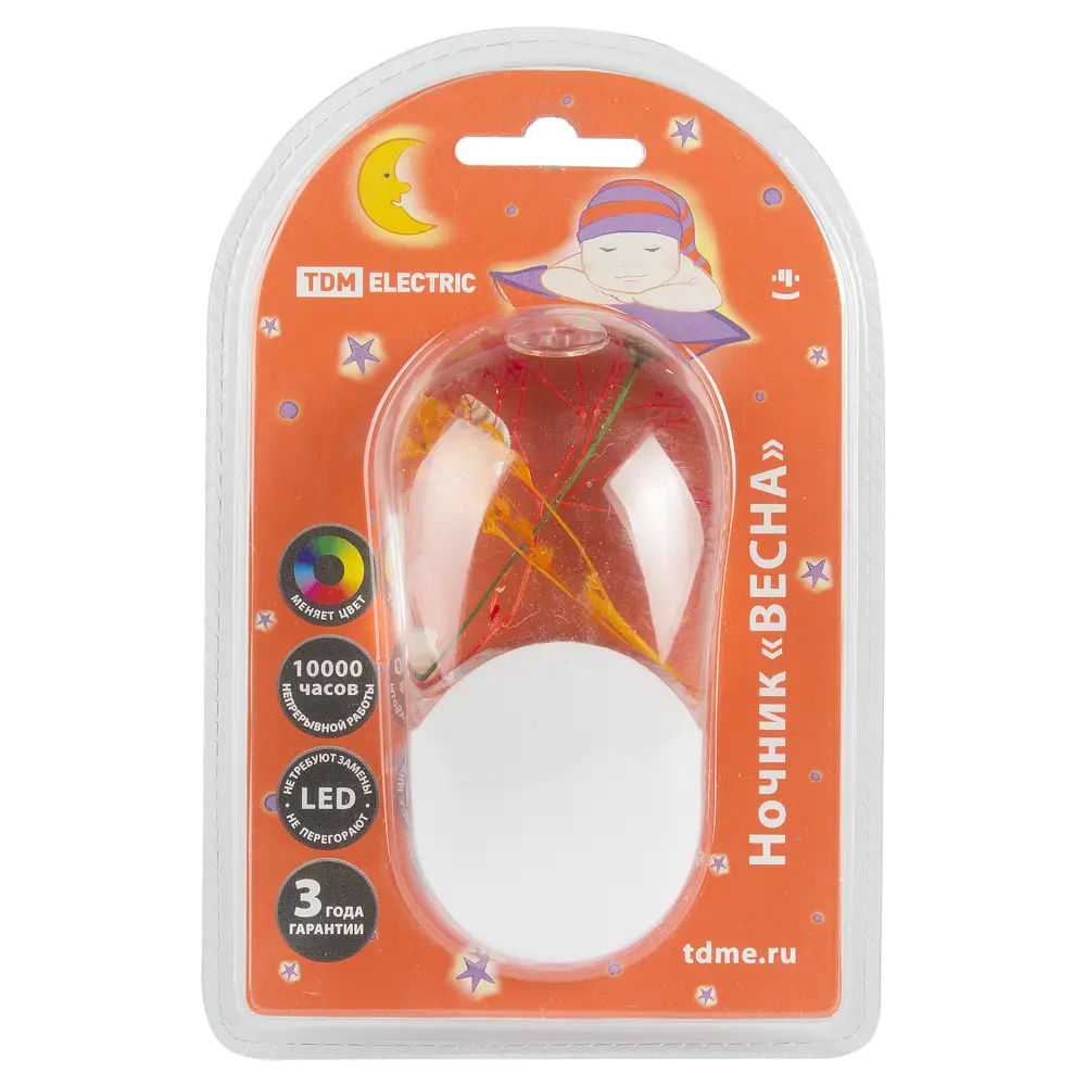 Ночник с датчиком света «Весна» TDM ELECTRIC STLM-2124989 - Вид №2
