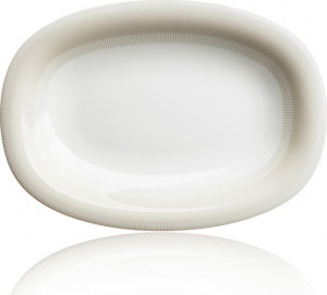 10609930 Furstenberg Блюдо овальное Furstenberg "Флюен. Идеальные линии" 21,5см Фарфор