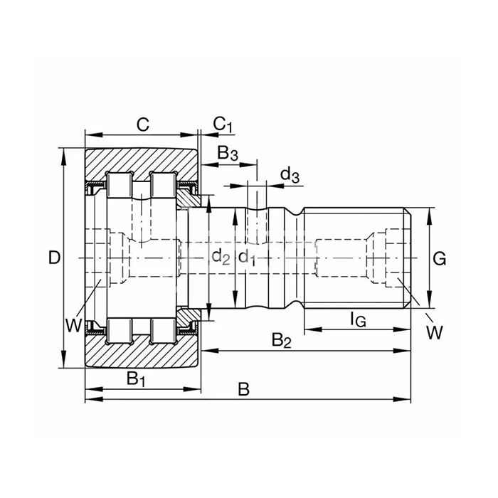 IS1729 Опорный ролик NUKR62 ISKRA  - Вид №1