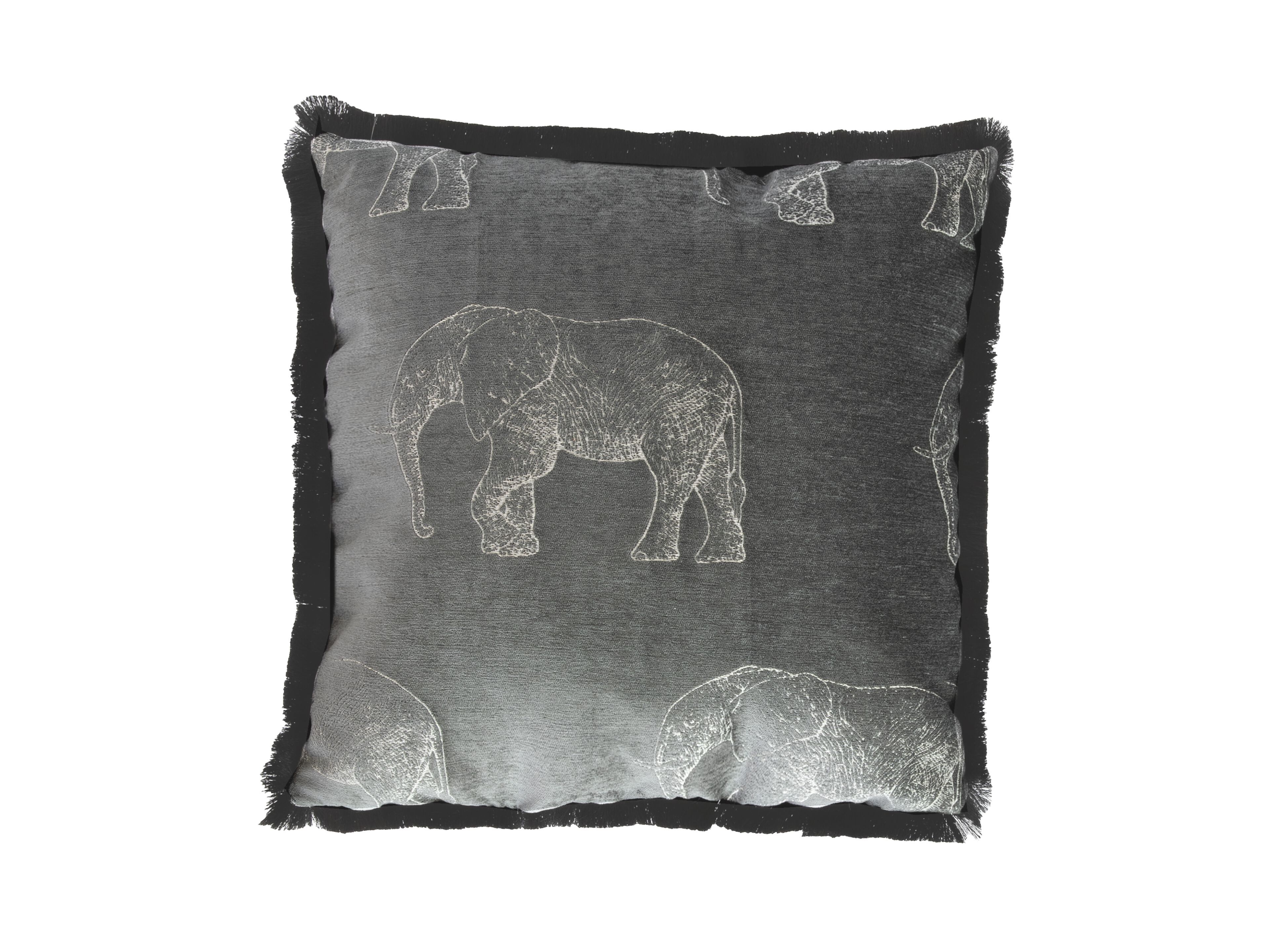 Бархатная подушка с ручной вышивкой MX HOME Savane ARCH-00149641 - Вид №6