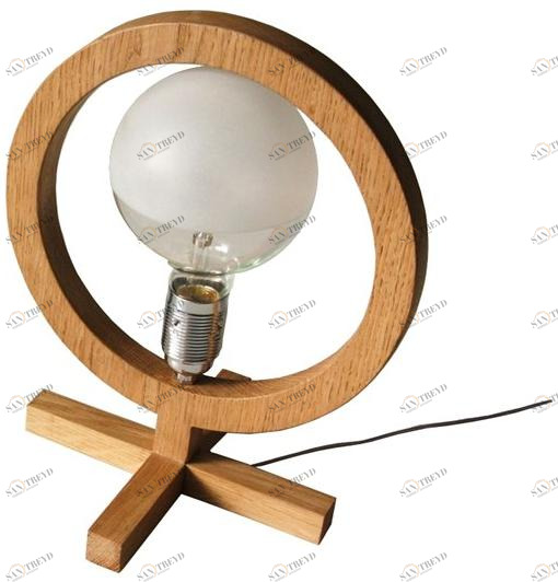 ARKOF LABODESIGN Настольная лампа прямого света галогенная из дуба sun-id-1405391
