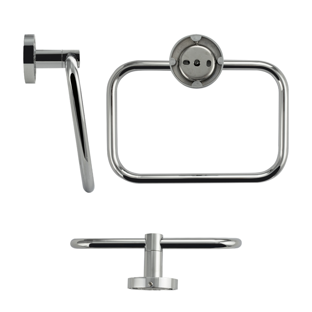 GFmark - Держатель полотенца прямоугольный, с БЕЛОЙ МОЗАИКОЙ, код: 3204  - Вид №5