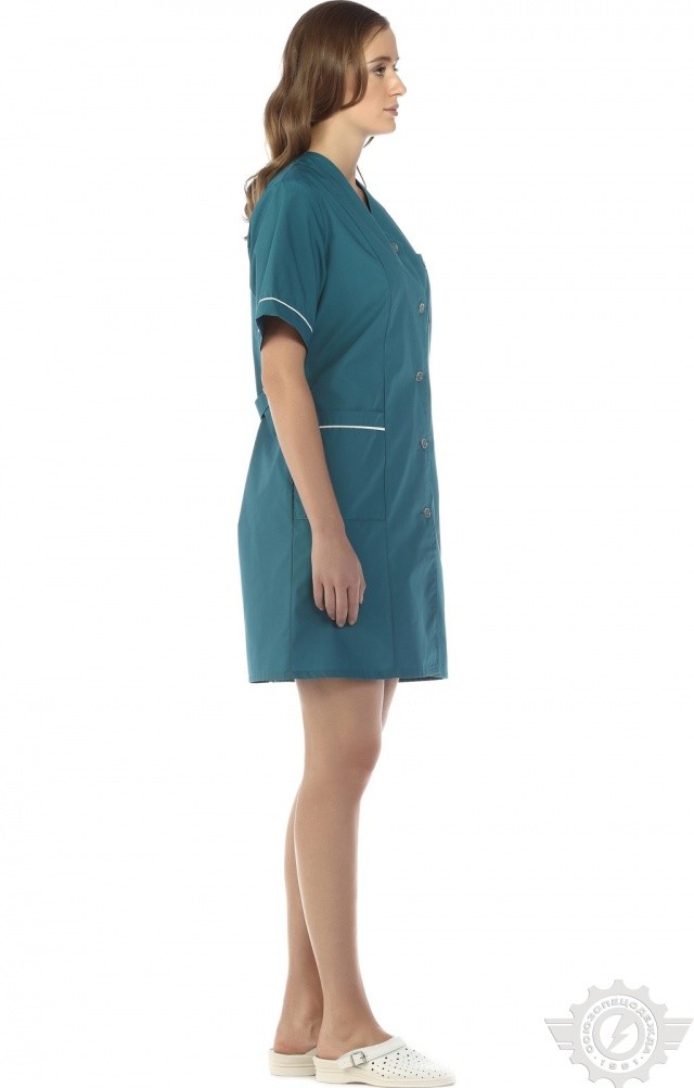 63247 Халат "Бриз" женский  Одежда для обслуживающего персонала  размер 56/158-164 Спецодежда  - Вид №9