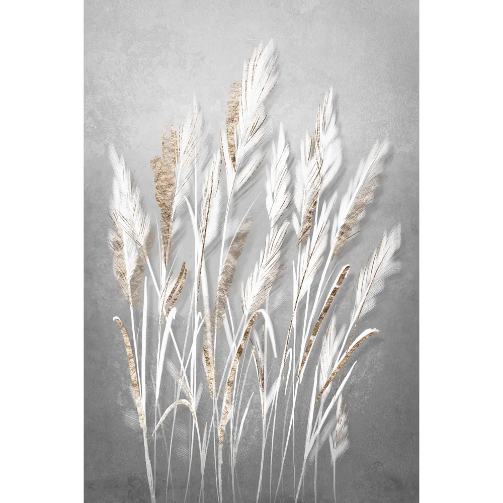 Картина на холсте Белая трава 40x60 см Постер-лайн STLM-2201849