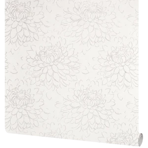 Обои флизелиновые Grandecolife Flower светло-бежевые 1.06 м GDR142102