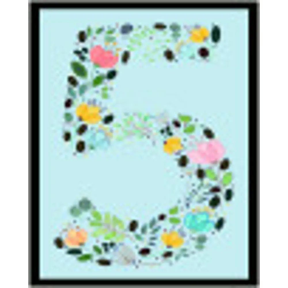 Цифра «5» самоклеящаяся 50x40 мм пенополиэтилен цвет глянцевый мультиколор DUCKANDDOG STLM-2086407