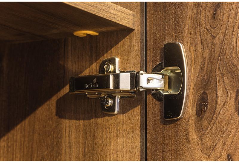 2715 Шкаф одностворчатый с зеркалами Модерн Дуб Гладстоун R-HOME 40092733h_Гладстоун - Вид №2