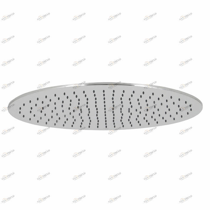 Лейка дождевого душа овальная 50x28 без шарового шарнира  Neptune slim NOKEN 100098844  CHROME 