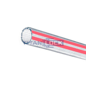 Пищевой напорный прозрачный ПВХ рукав "NEVA-PREM", -15+65 С, внутр.диам. 8 мм., TL008NV-PR TITAN LOCK