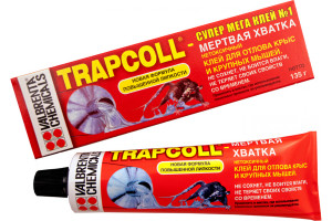 19334970 Средство от грызунов Клей TRAPCOLL для отлова более крупных грызунов, туба, 135г 4607060890662 ALT