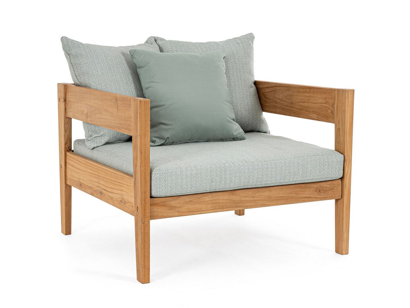 Съемное тканевое садовое кресло с подлокотниками BIZZOTTO KOBO ARCH-00048672