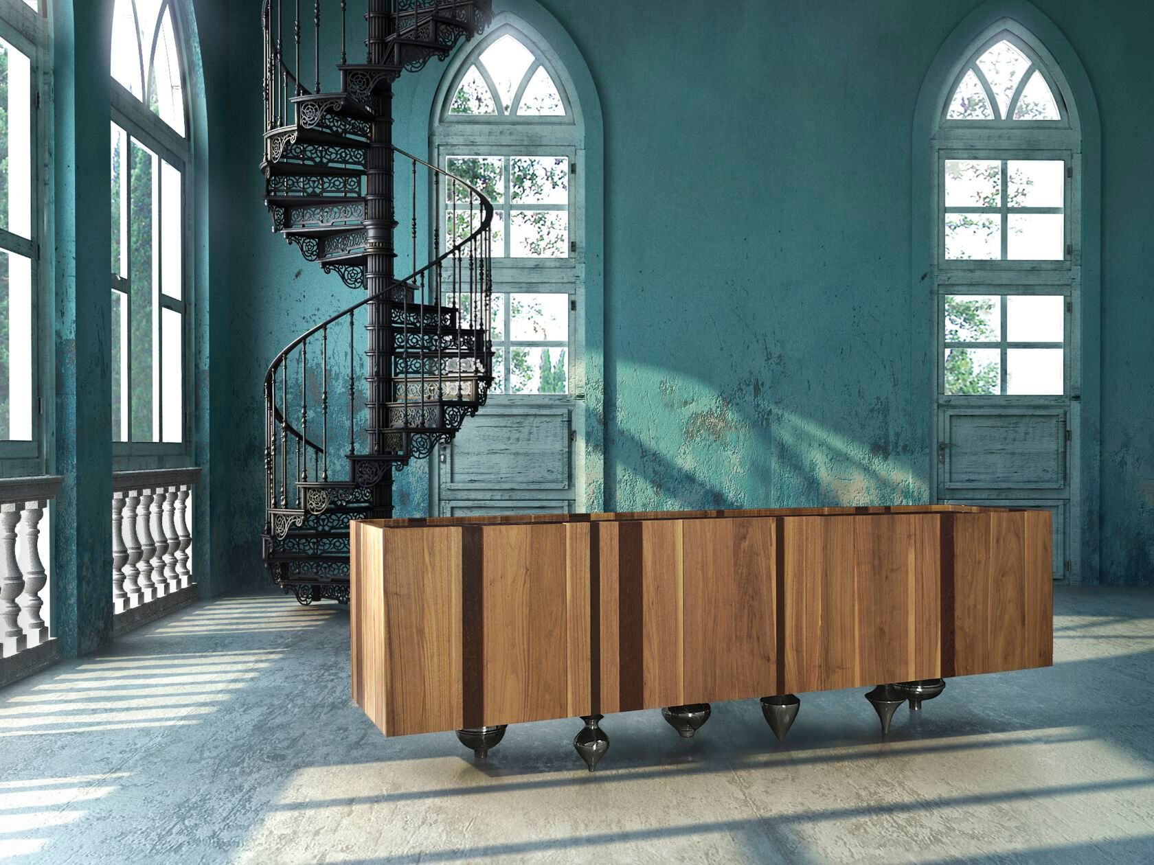 Деревянный шкаф с распашными дверцами Il Pezzo Mancante IL PEZZO 1 ARCH-00135069 - Вид №2