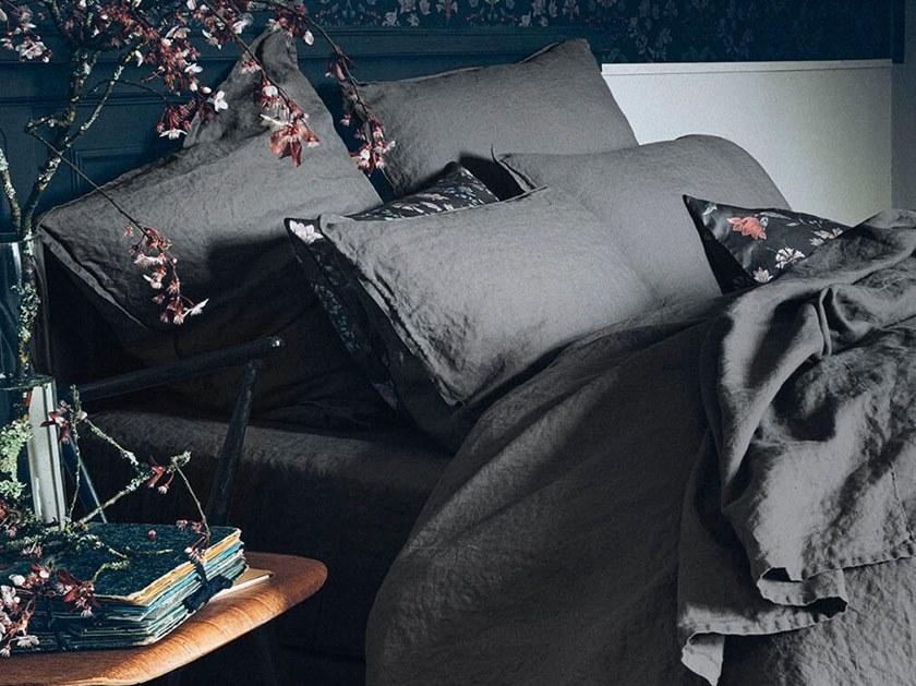 Alexandre Turpault Однотонная льняная наволочка Nouvelle vague sun-id-1380121 - Вид №5