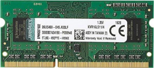 KVR16LS11/4WP 4gb 1600mhz ddr3l non-ecc cl11 sodimm 1.35v (select regions only) Kingston