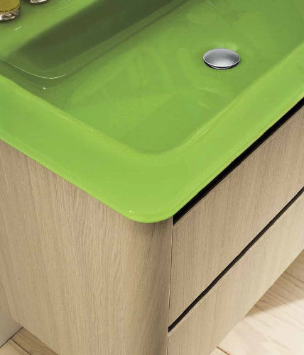 TESS5 Комплект мебели cm 94+30 Berloni Bagno 43249 - Вид №1