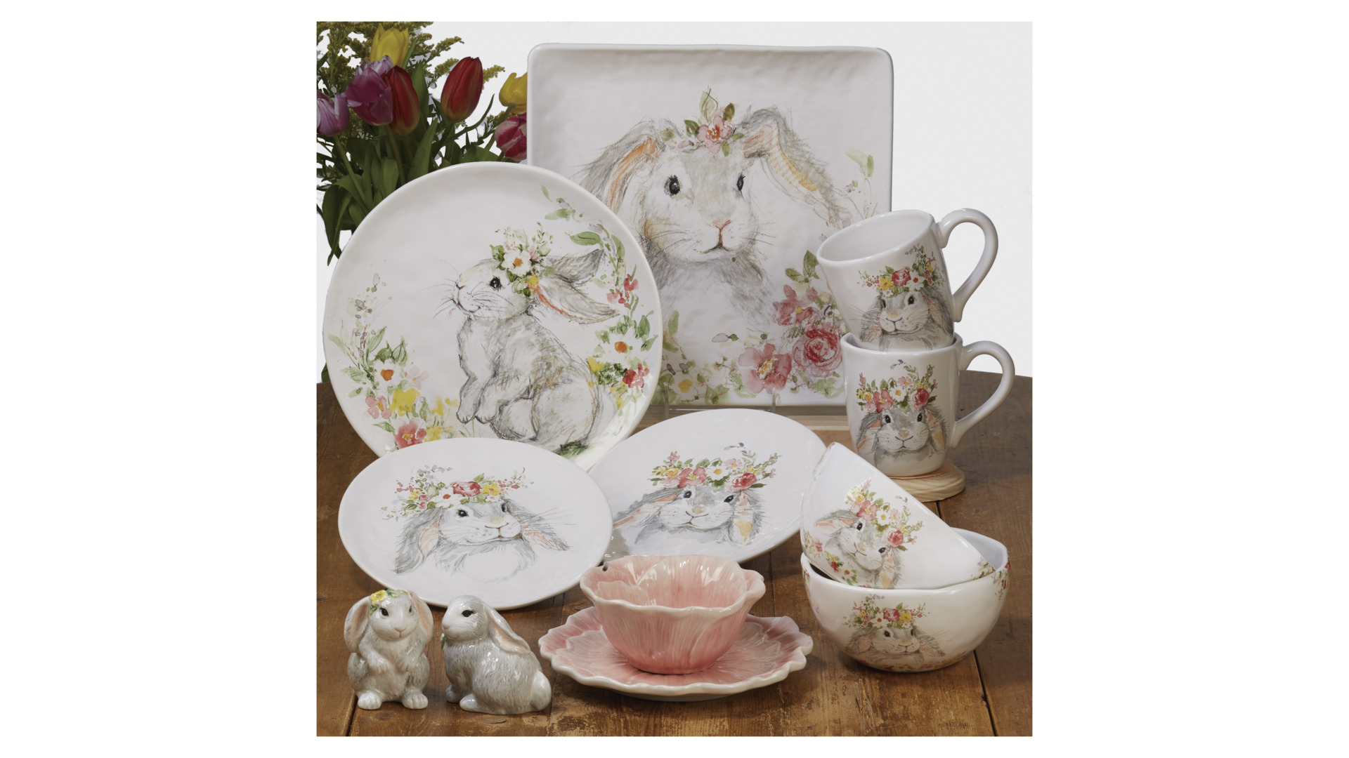 10648249 Certified International Тарелка обеденная Certified Int. Милый кролик 28см, керамика Керамика  - Вид №4