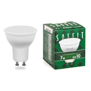 Лампа светодиодная Saffit SBMR1607 GU10 230 В 7 Вт спот 560 лм цвет света нейтральный белый