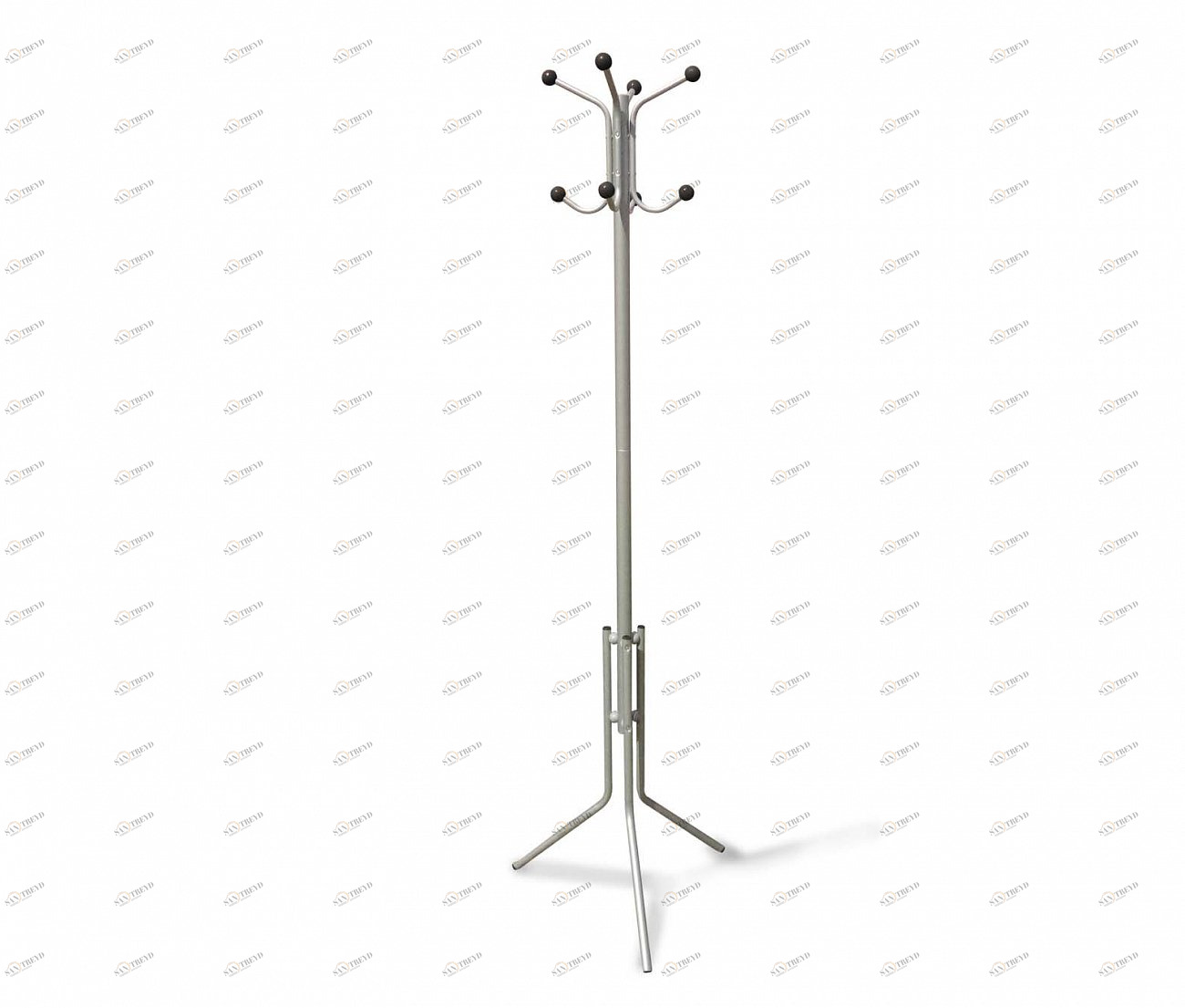 Вешалка напольная на ножках серо-чёрная SHEFFILTON ДИЗАЙНЕРСКИЕ 015533 Чёрный 