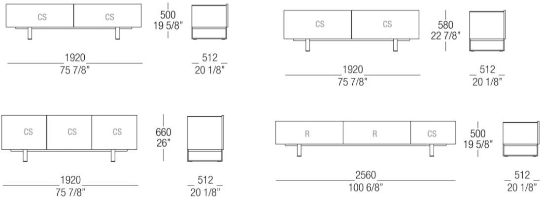MisuraEmme Комод из дуба с раздвижными дверцами Atelier sun-id-1435267 - Вид №3