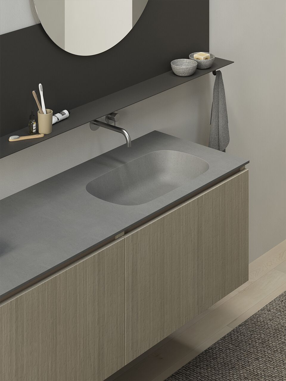 Полная мебель для ванной комнаты / умывальник Rexa Interlude ARCH-00032653 - Вид №6