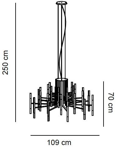 Alma light Люстра из железа The light 5150/30 - Вид №2