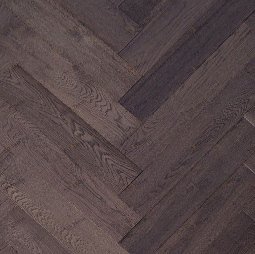 Паркет Ёлка Marco Ferutti Hermitage Клауд Дуб Любая на выбор с брашью (Текстурированная) 610х122 мм 2600700112