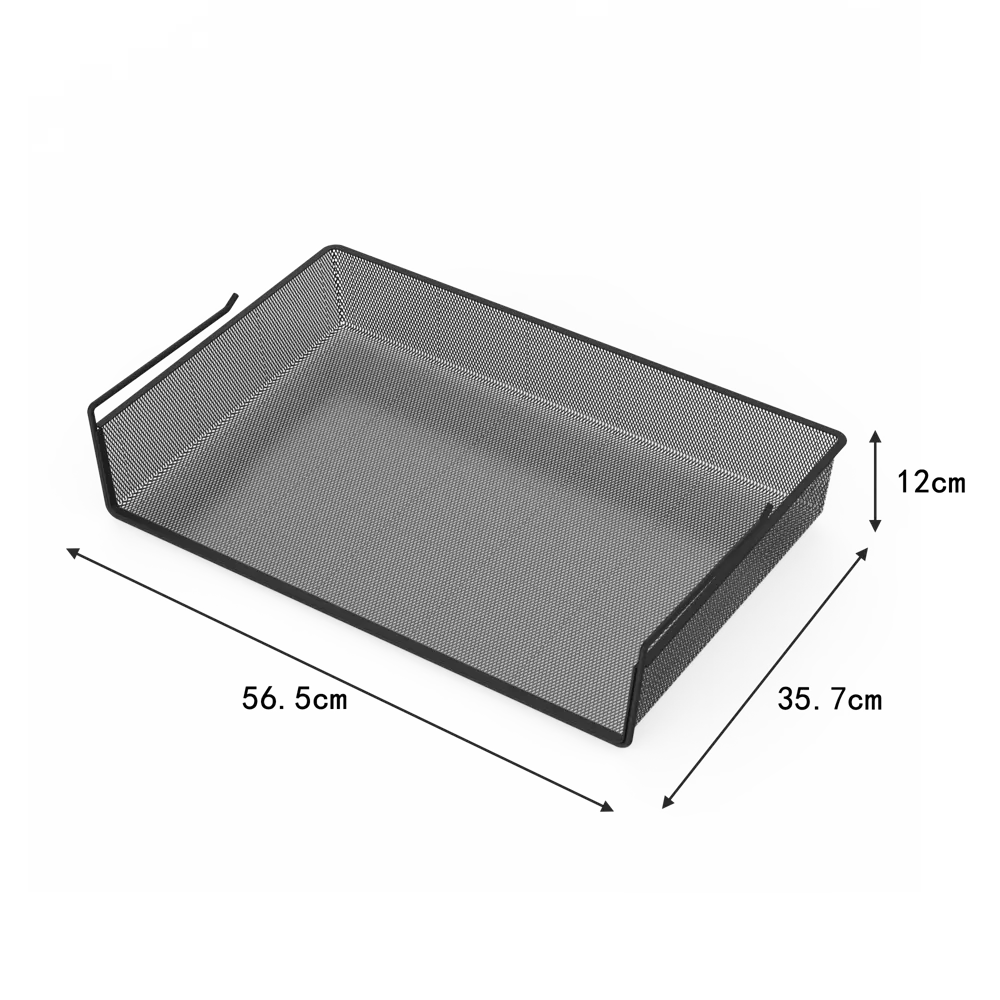 Выдвижная корзина с рамой KONSENSA 56x35.7x12 см цвет черный 89436155 STLM-2103736  - Вид №9