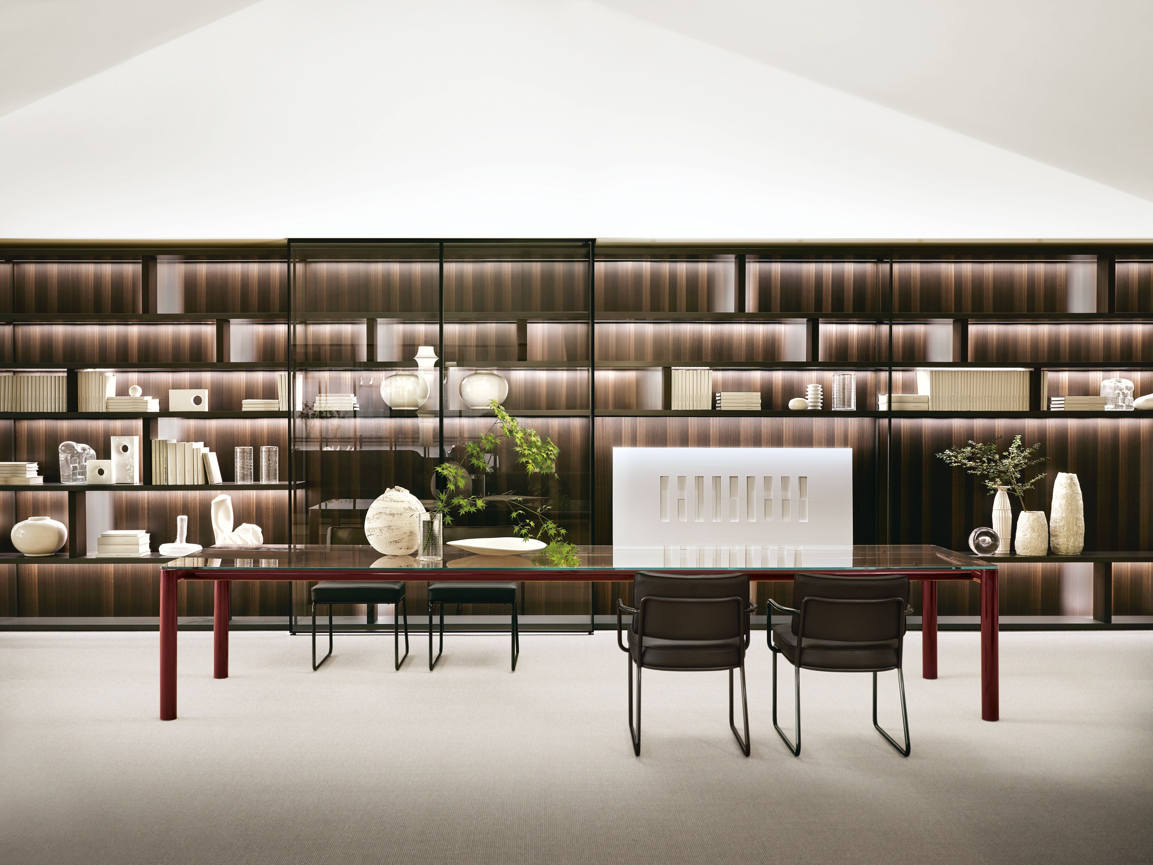 Кожаный стул для салазок Porro SIXTE ARCH-00126712 - Вид №3