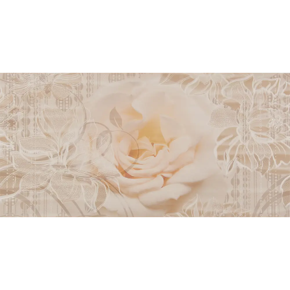 Декор настенный Нефрит-Керамика Pano Kamelia 75x50 см цвет бежевый Камелия STLM-2042652