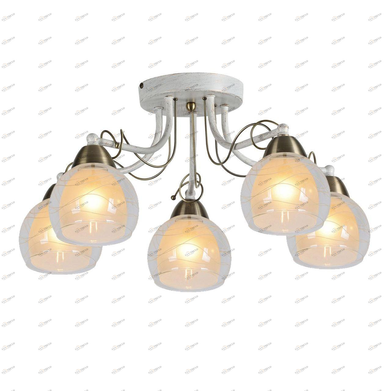 Потолочная люстра Arte Lamp Intreccio A1633PL-5WG ARTE LAMP INTRECCIO 109045 Белый 