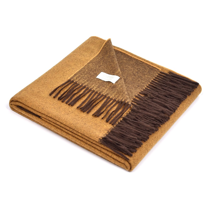 Плед Ermes, 130х180 см, горчичный MARZOTTO ERMES1310 - Вид №1