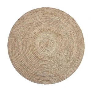 Ковер KREAFORTA Nile круг Ø150 см джут цвет желтый