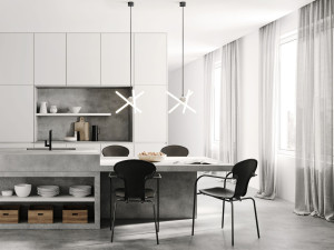 Металлический светодиодный подвесной светильник