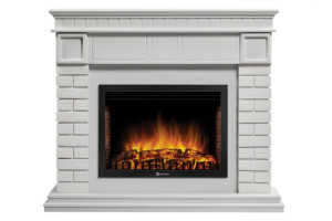 16531230 Портал 25, камень белый, белая эмаль НС-1277346 Firelight Bricks
