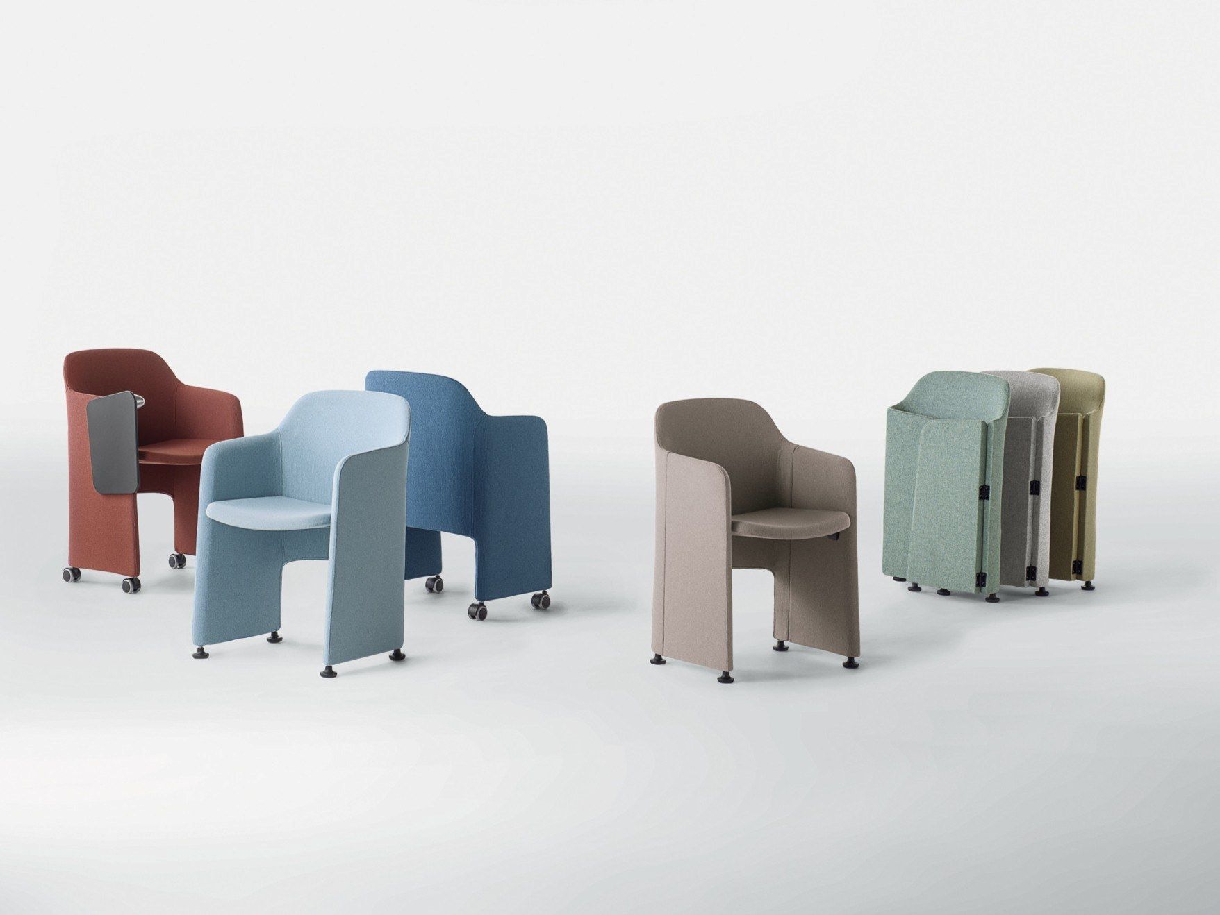 Тканевый стул для конференций с подлокотниками Kastel Key Meet ARCH-00142067 - Вид №3