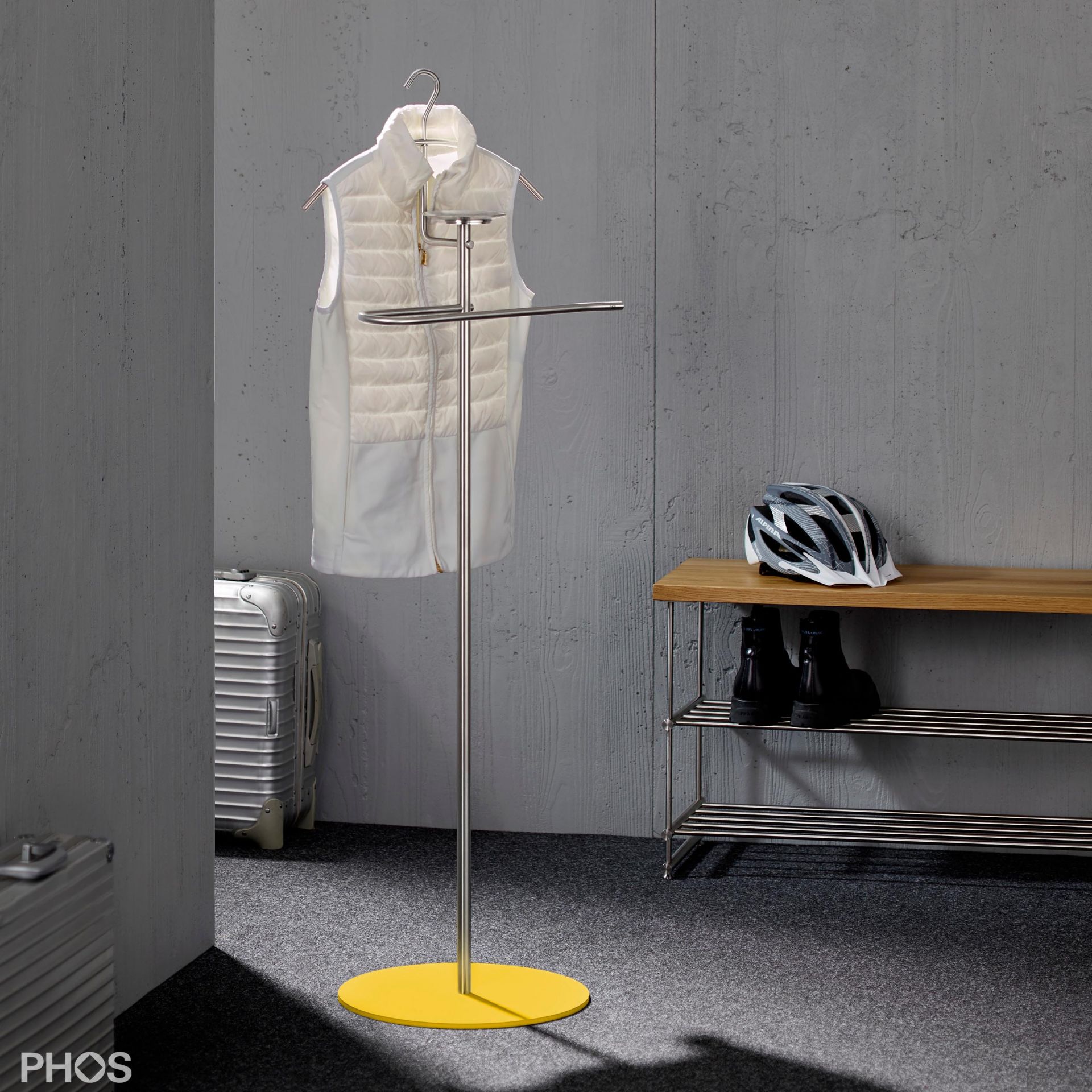 GSDSB-BPGe Стойка Valet, опорная плита: желтая. PHOS 