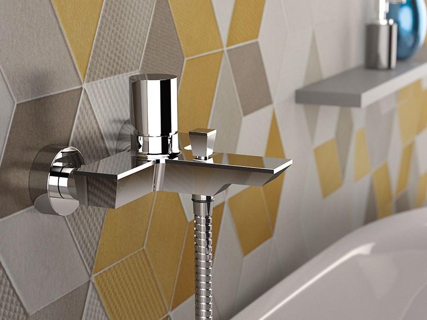 Rubinetterie Mariani Смеситель для ванны настенный с ручным душем 5th avenue 230/av5 - Вид №1