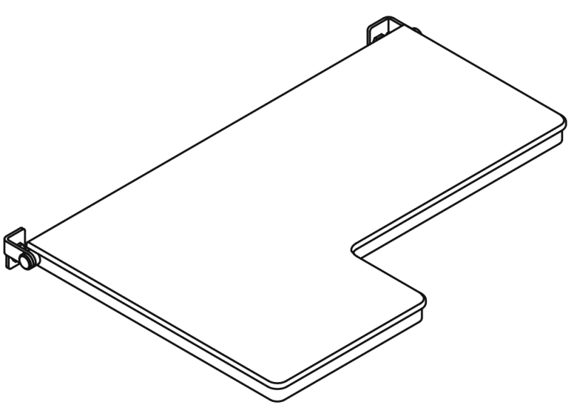 900.51.209XA Сиденье для душа складное Г-образное (ada) HEWI System 900 - Вид №2
