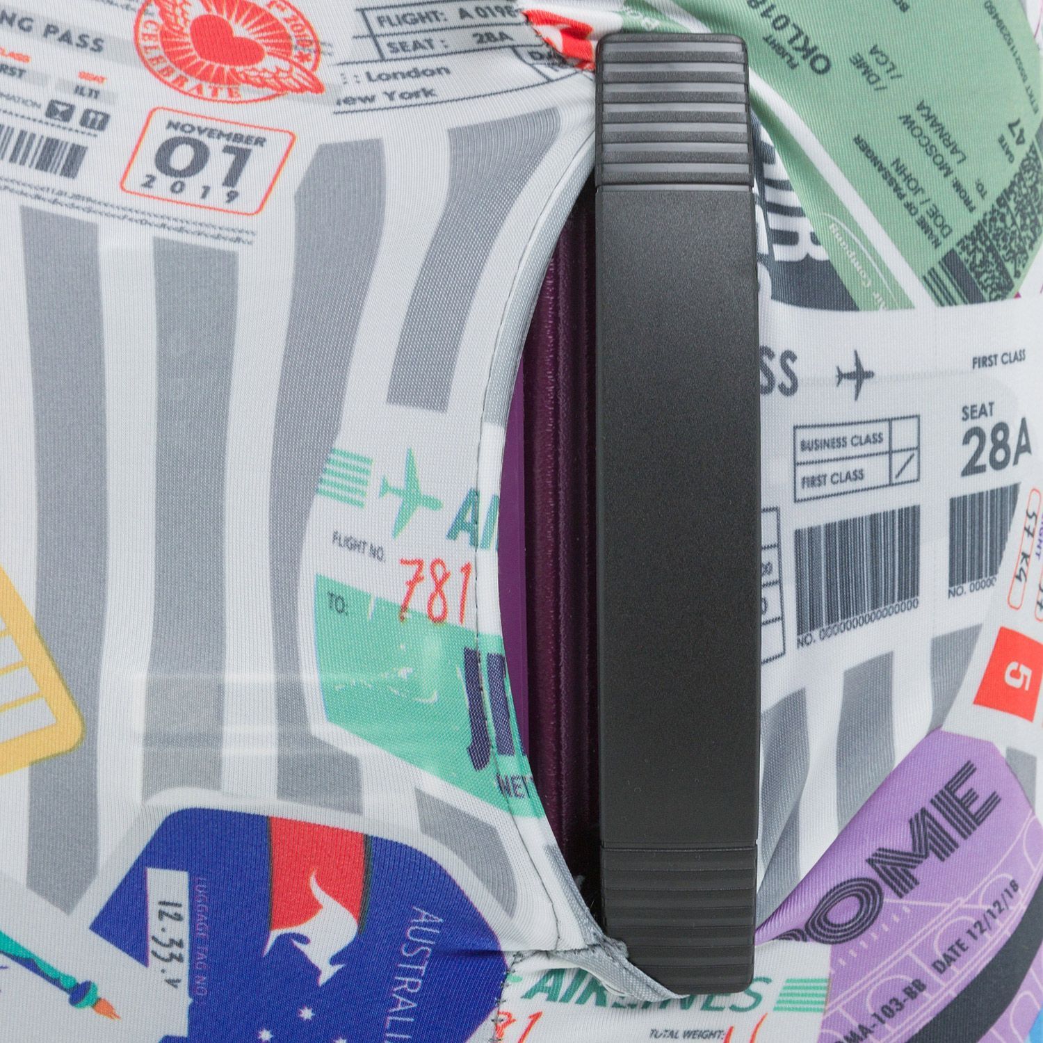 EBH688-S Чехол для чемодана малый EBH688 S Traveler Stripes Eberhart  - Вид №2